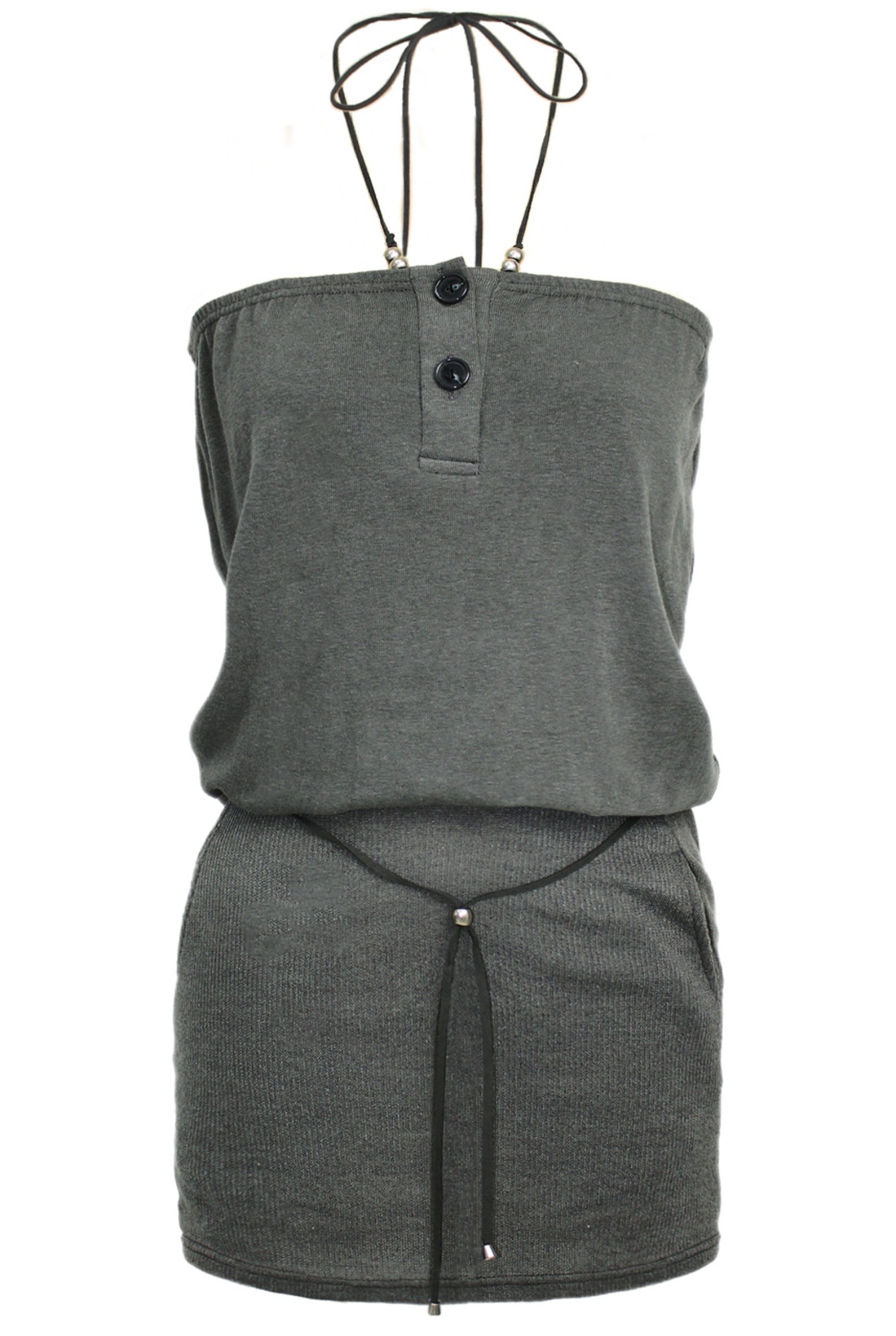 Tube top dress (Gray)