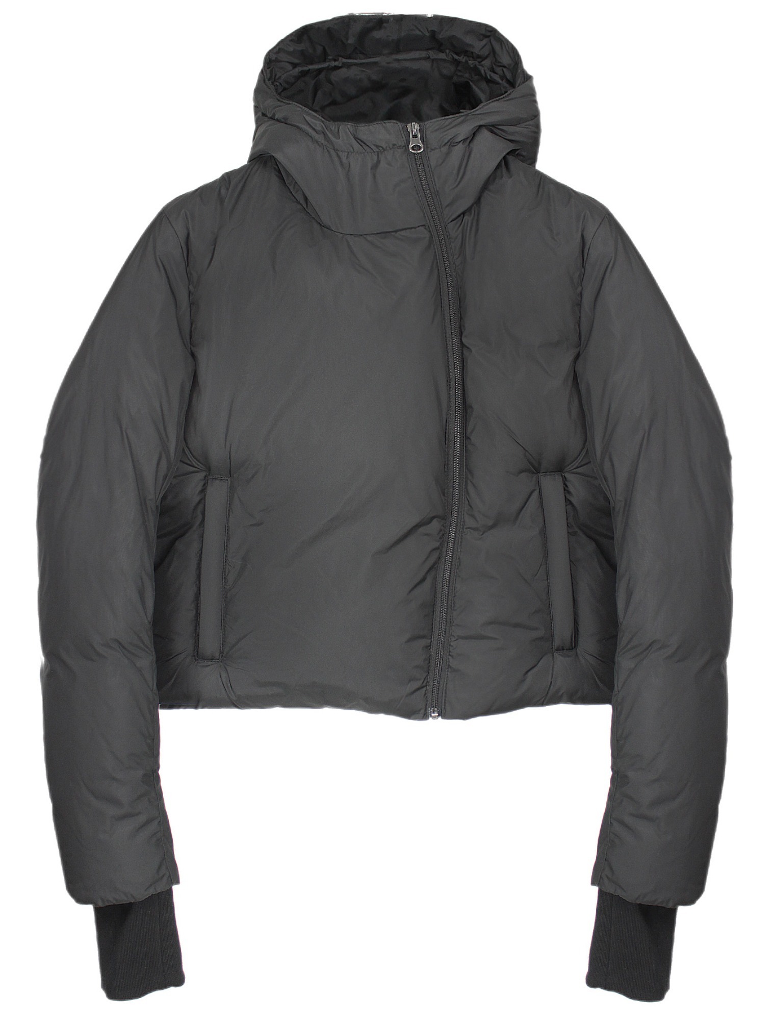 Padded puffer jacket (Black)