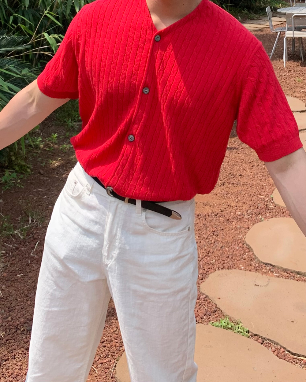 카디건 모델 착용 이미지-S1L59