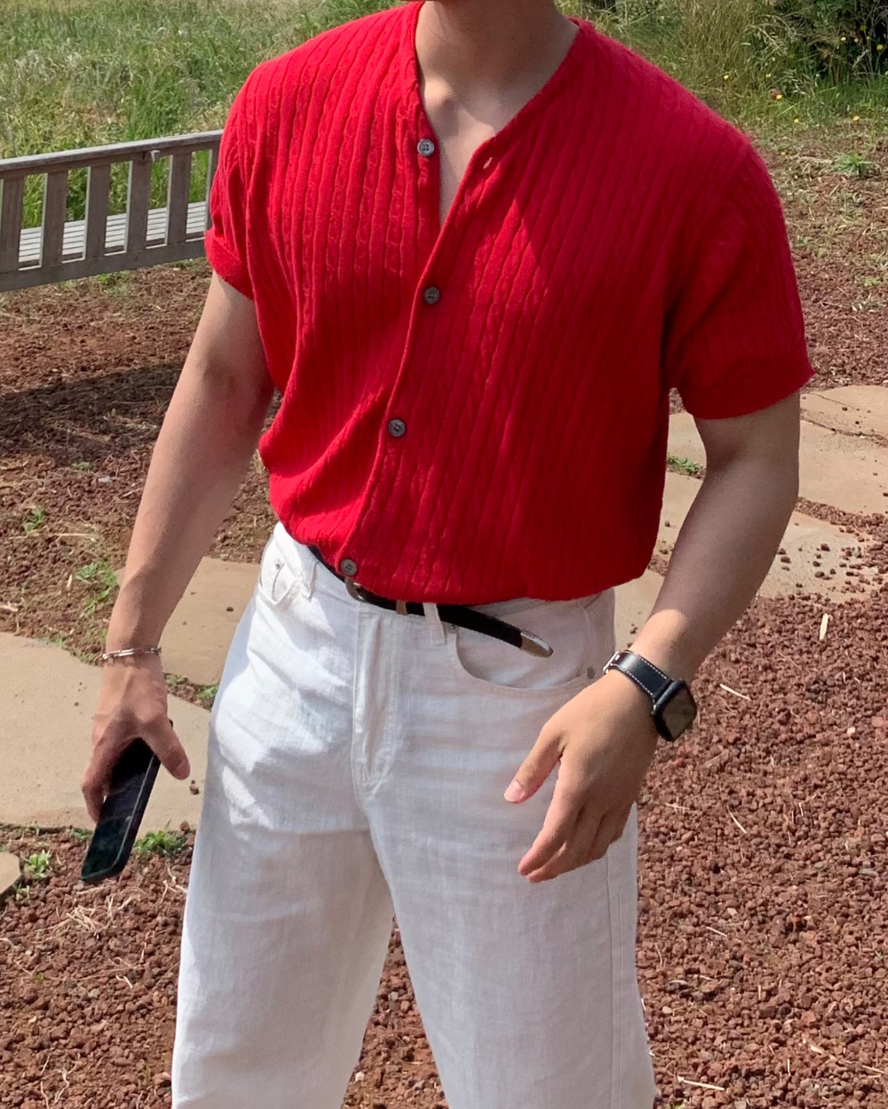 카디건 모델 착용 이미지-S1L65