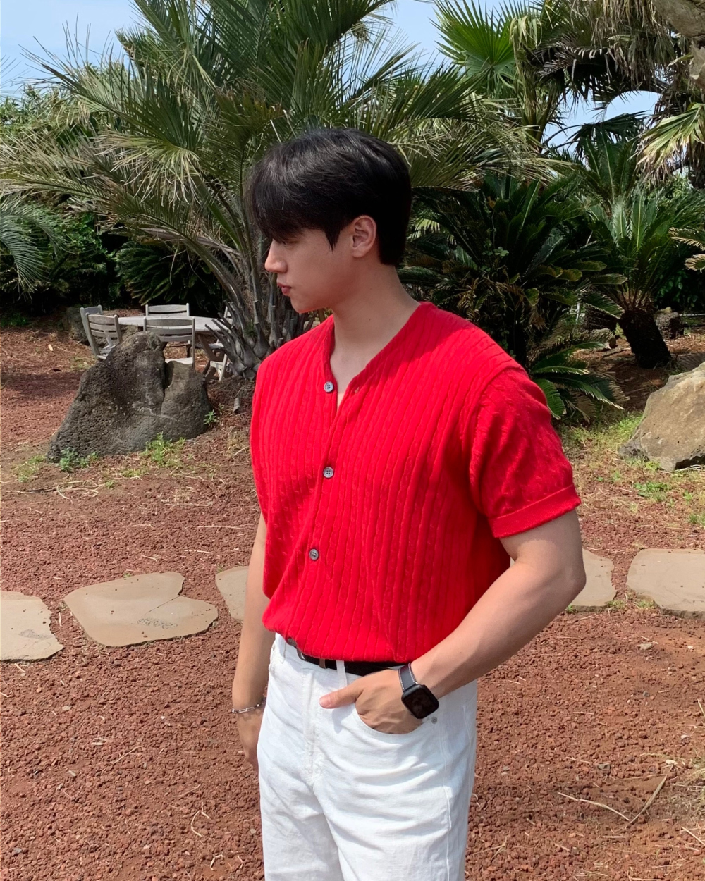 카디건 모델 착용 이미지-S1L66