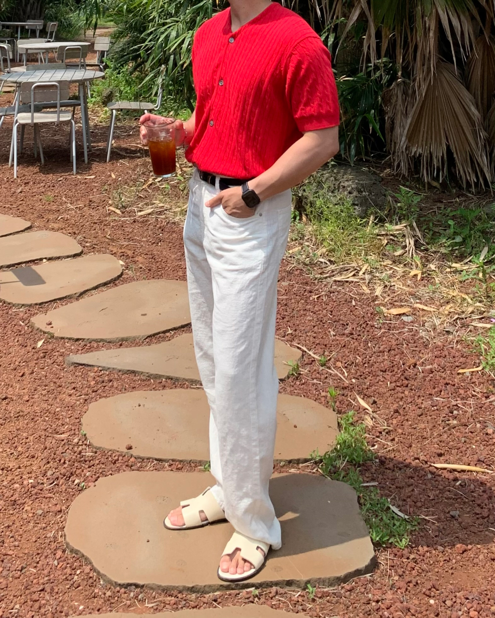 카디건 모델 착용 이미지-S1L43