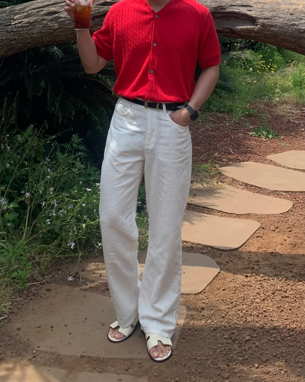 카디건 모델 착용 이미지-S1L55