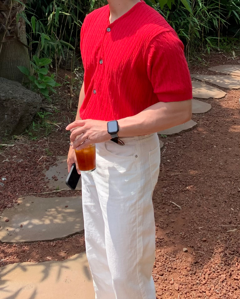 카디건 모델 착용 이미지-S1L67