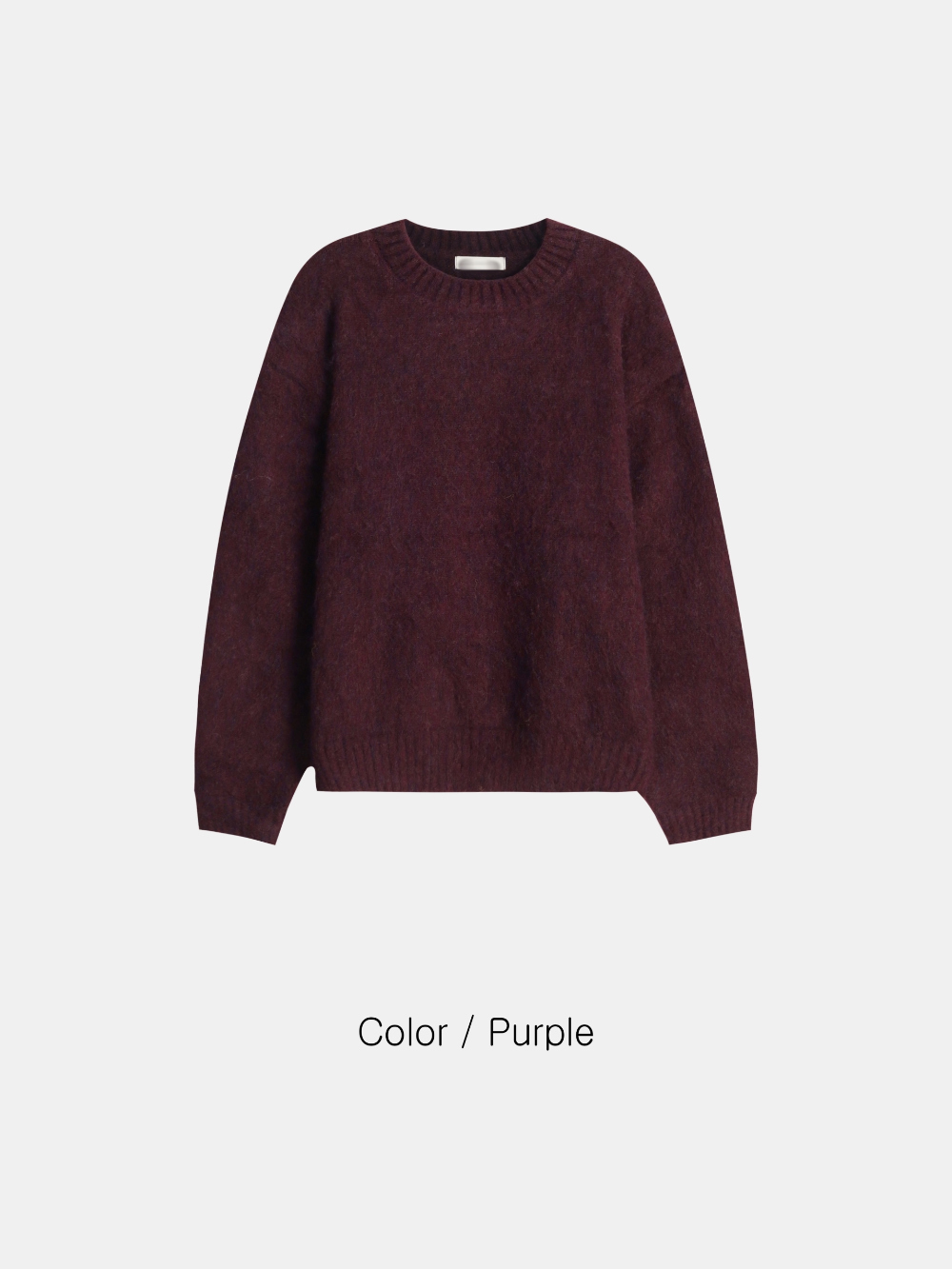 긴팔 티셔츠 로즈 색상 이미지-S1L21