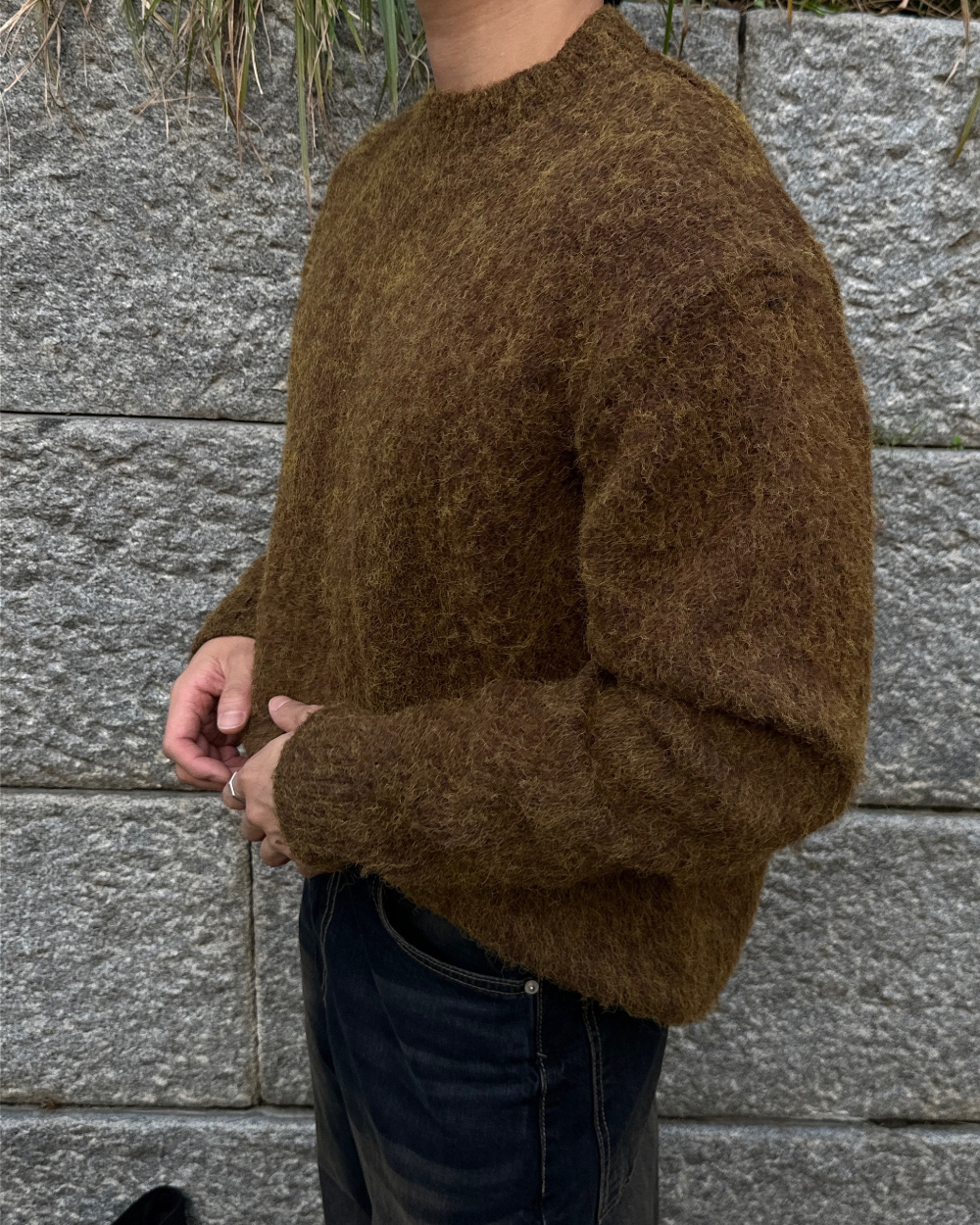 긴팔 티셔츠 모델 착용 이미지-S1L30