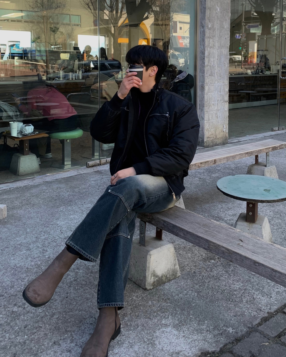 夾克模特兒穿著圖片 - S1L48