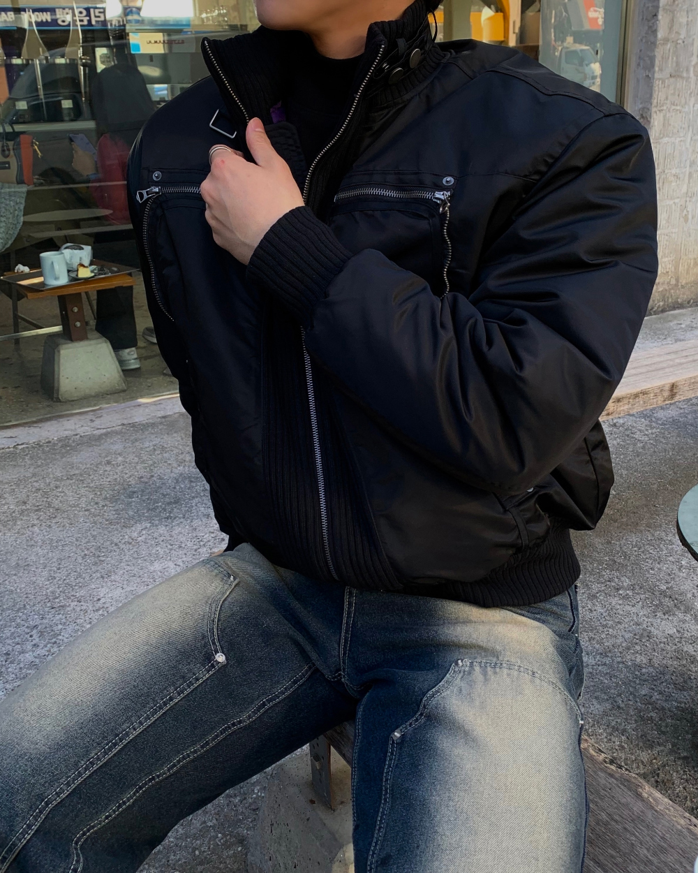 夾克模特兒穿著圖片 - S1L77