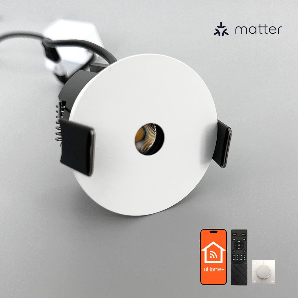 Matter IOT CCT 디밍 K4 핀 COB 다운라이트 이미지 - 제품 이미지
