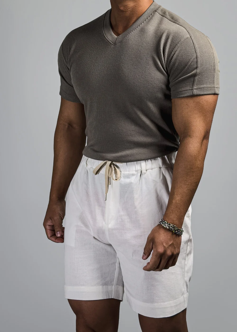 短袖T卹模特兒穿著圖片 - S1L47