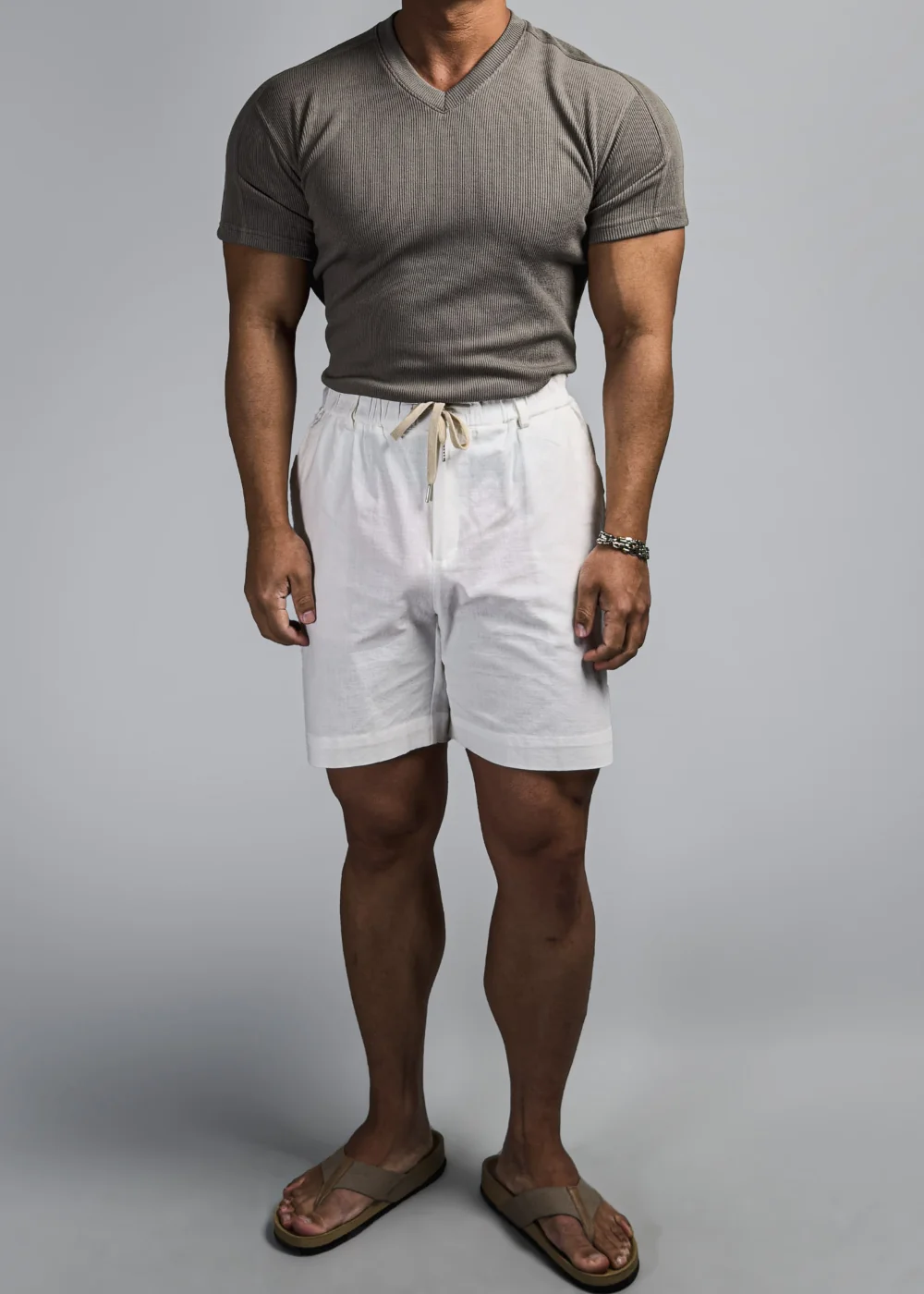 短袖T卹模特兒穿著圖片 - S1L43