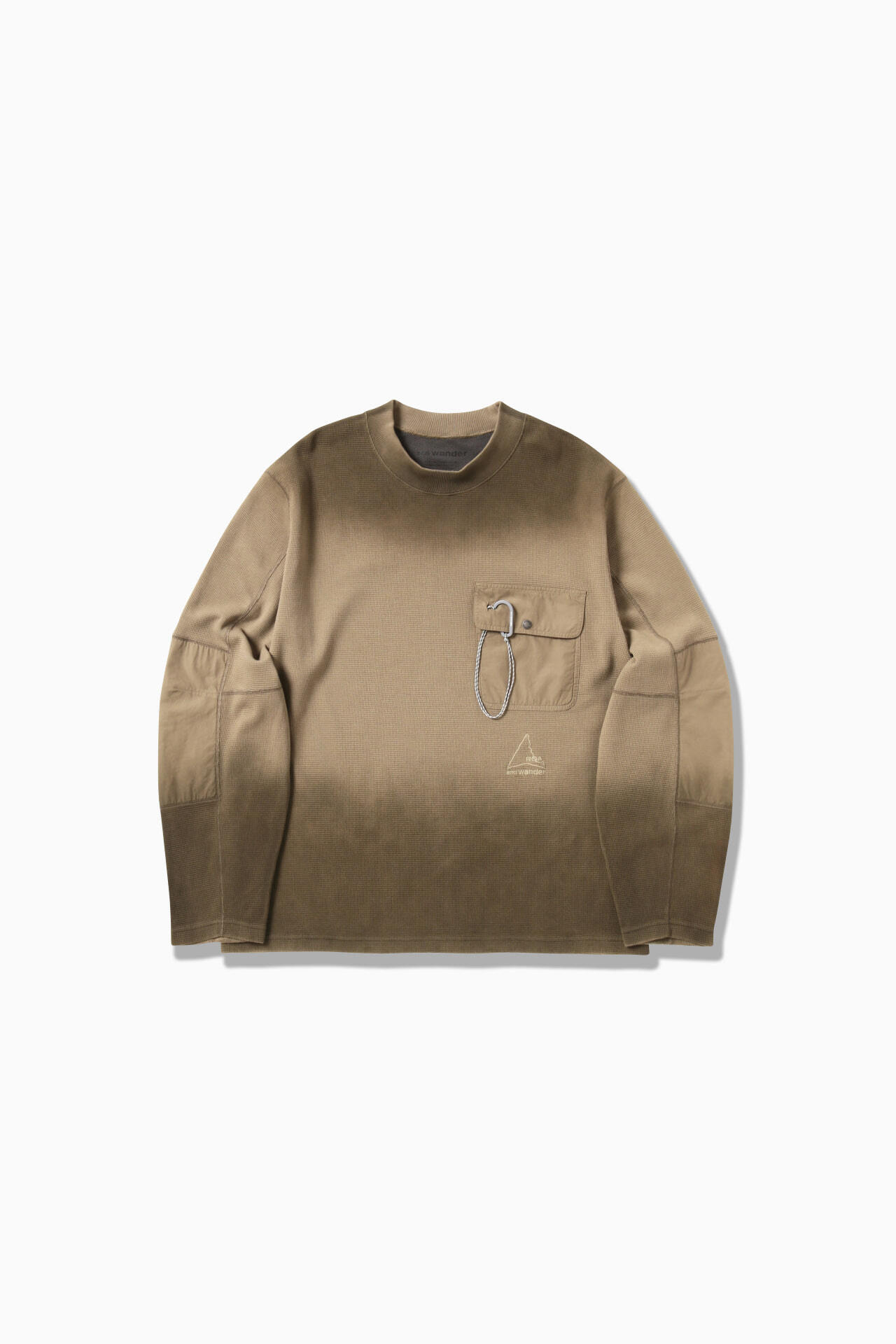 ROA × and wander garment dye waffle pocket T - and wander