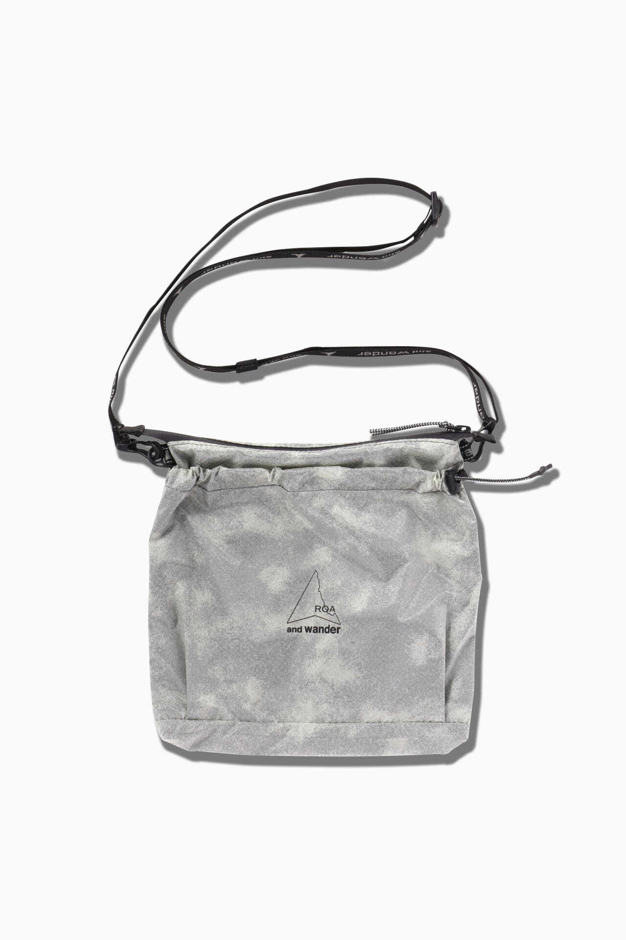 ROA × and wander sil printed sacoche | and wander