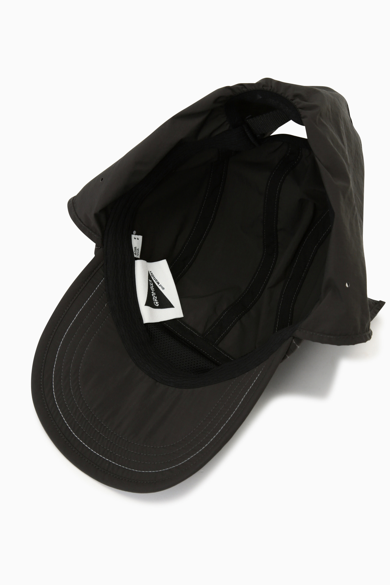 帽子 andwander GRAMICCI nylon sunshade cap GRAMICCI × and wander brushed nylon sunshade cap | and
