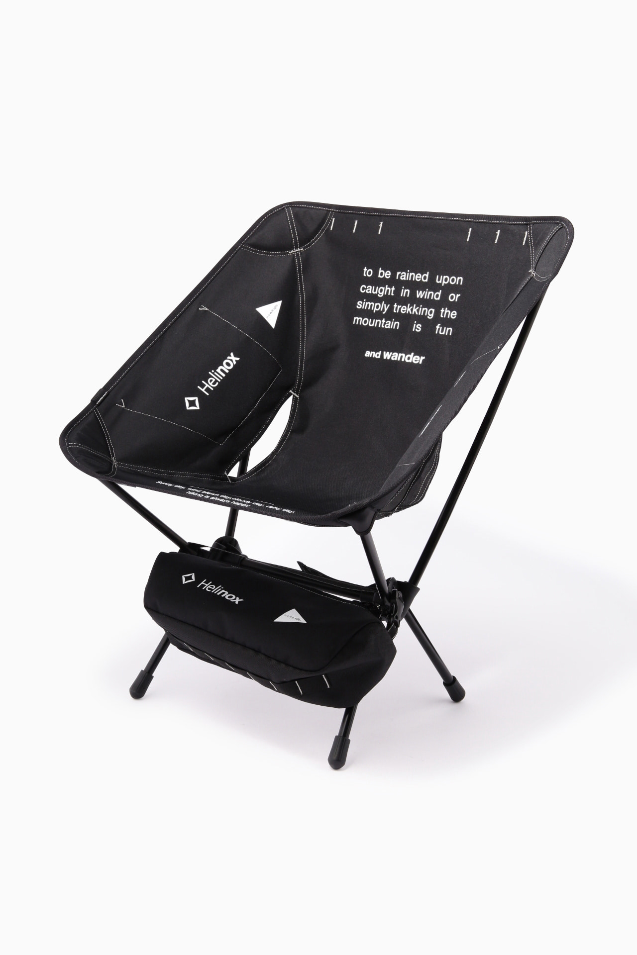 Helinox × and wander folding chair one - and wander