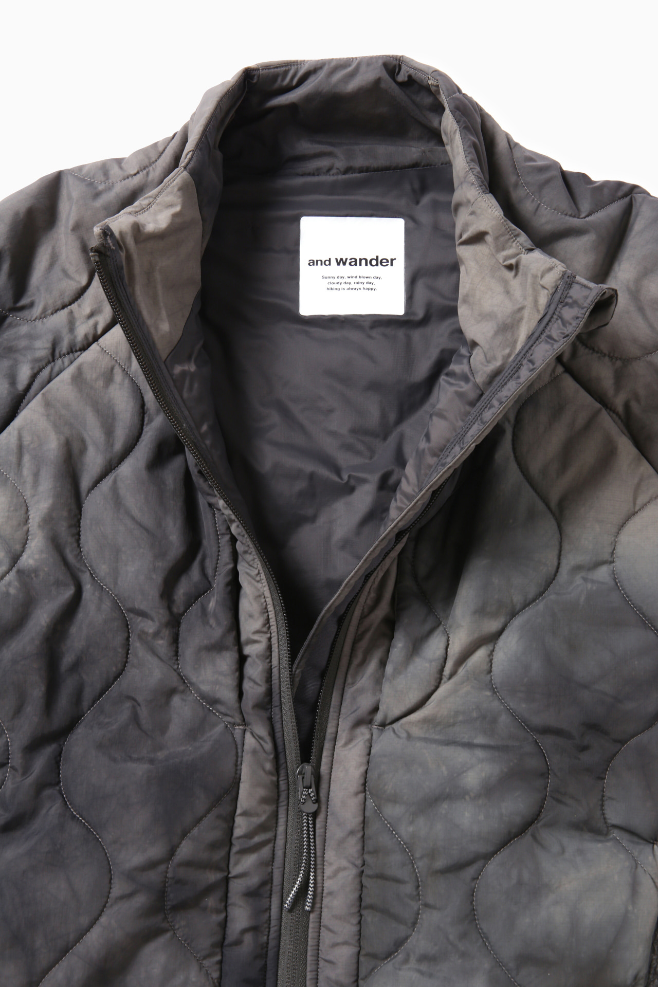 ROA × and wander quilting fleece jacket - and wander