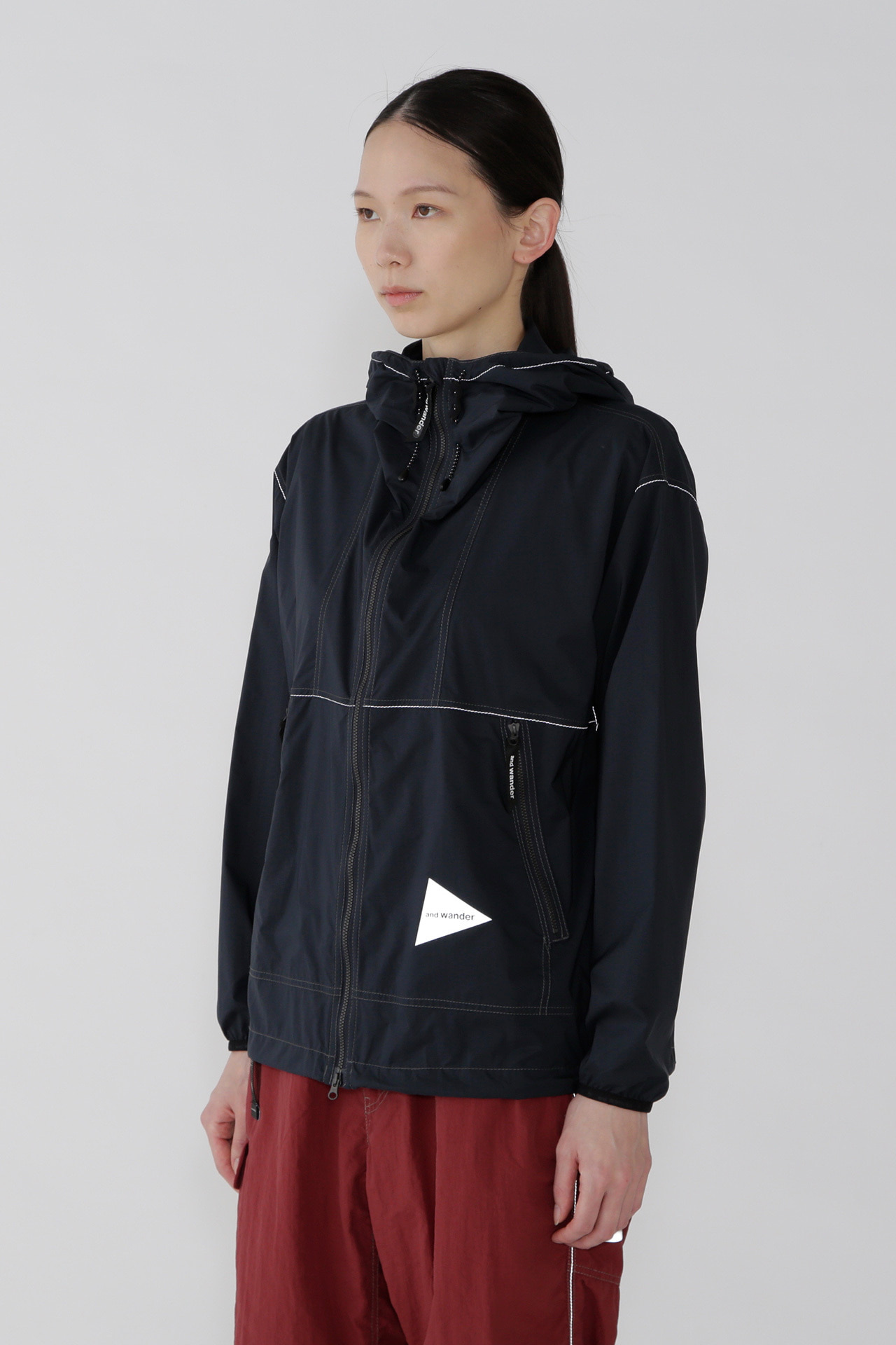and wander アンドワンダー PERTEX wind jacket パーテックスウィンドジャケット