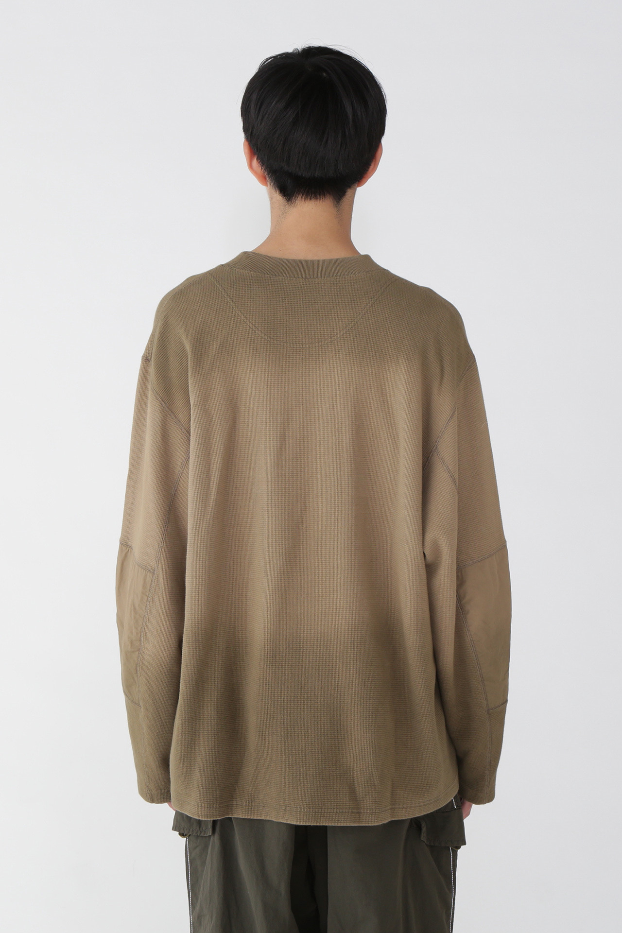 ROA × and wander garment dye waffle pocket T - and wander