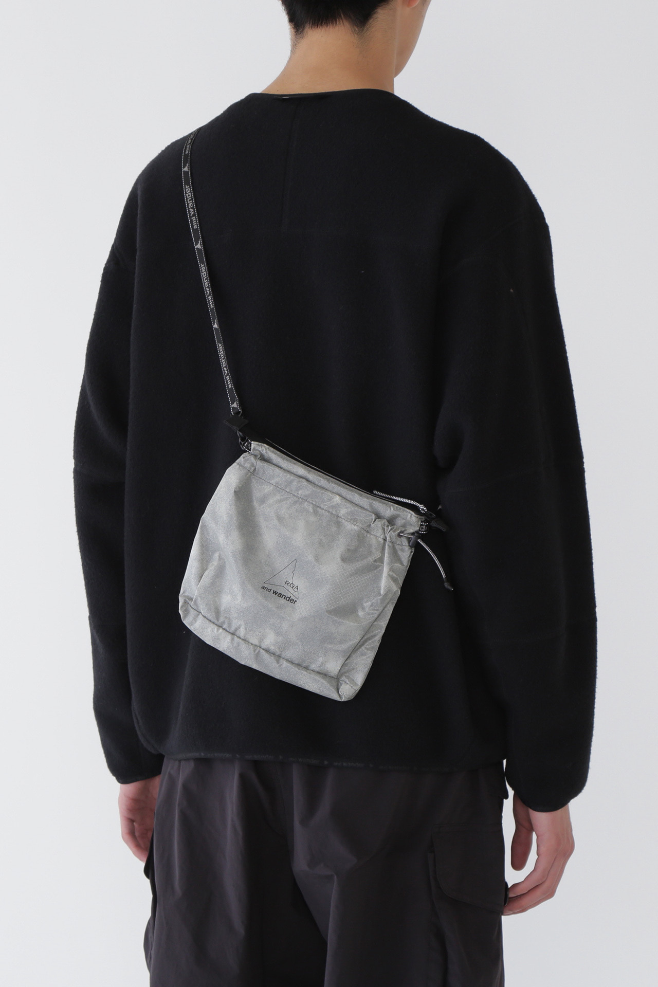 ROA × and wander sil printed sacoche - and wander