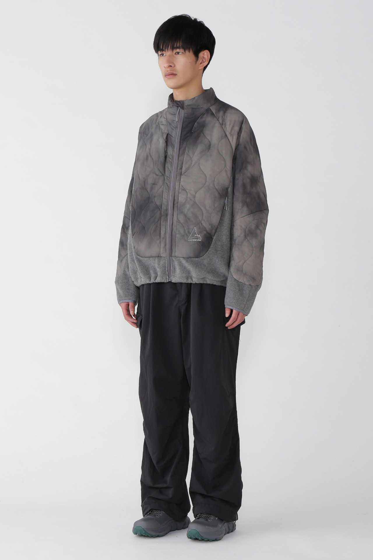 ROA × and wander quilting fleece jacket - and wander
