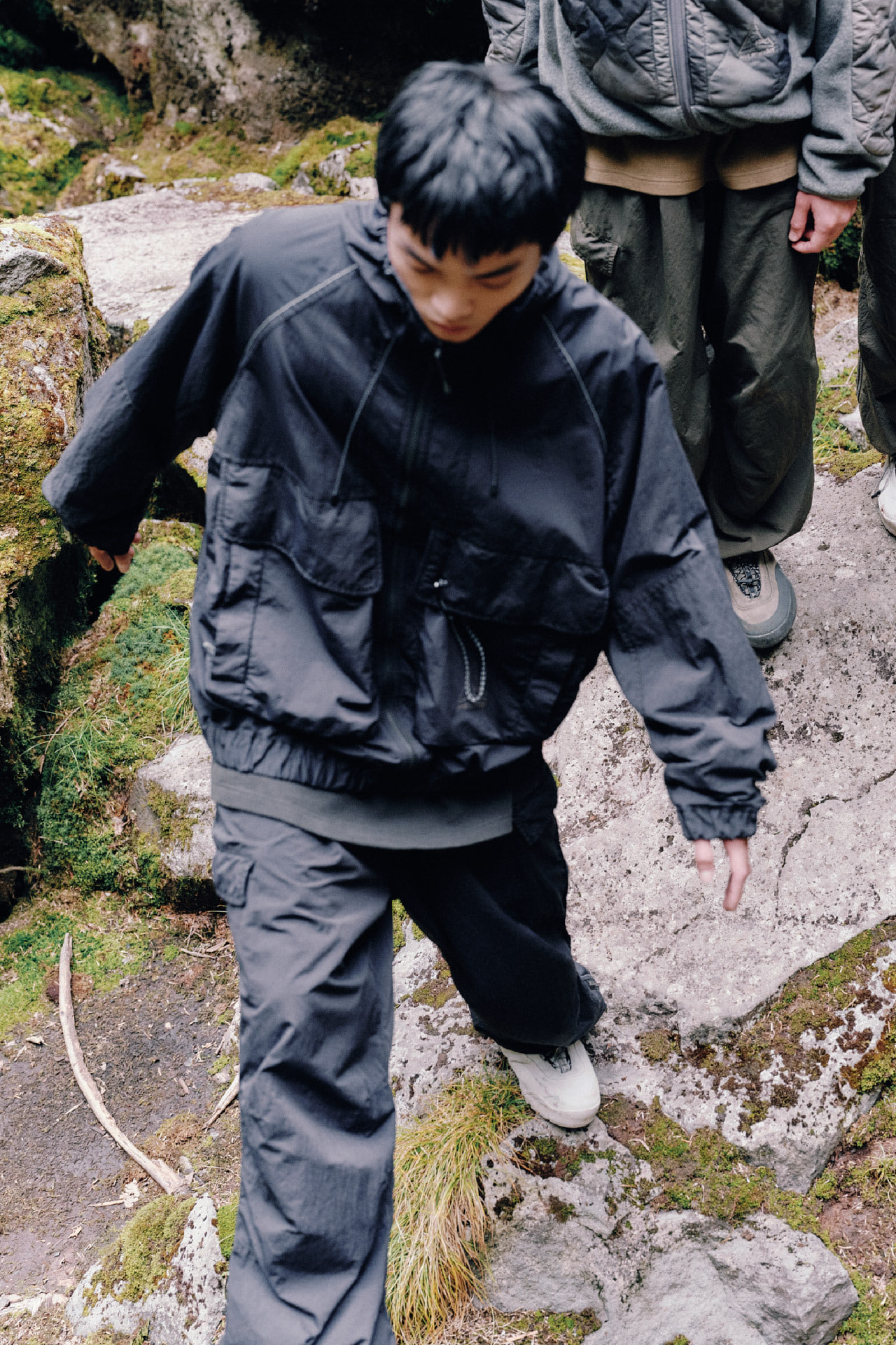 ROA × and wander garment dye nylon pants - and wander