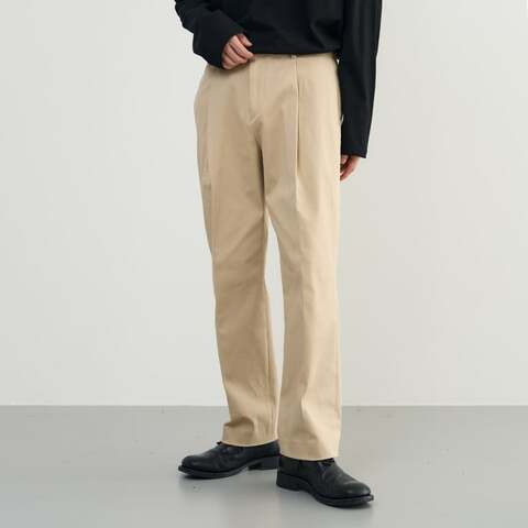 shiun】STRAIGHT TUCK TROUSERS S Shiun 】STRAIGHT TUCK TROUSERS 【S
