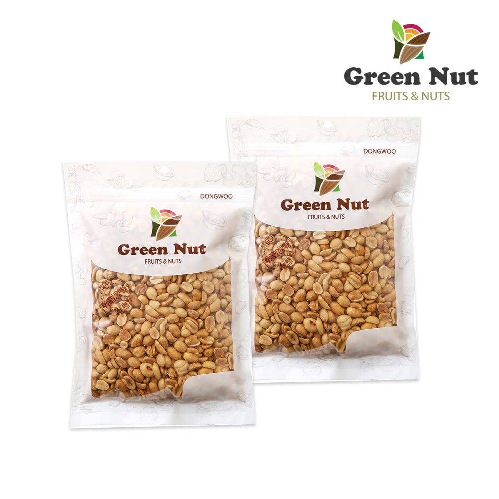 [그린너트] 구운땅콩 500g x 2봉