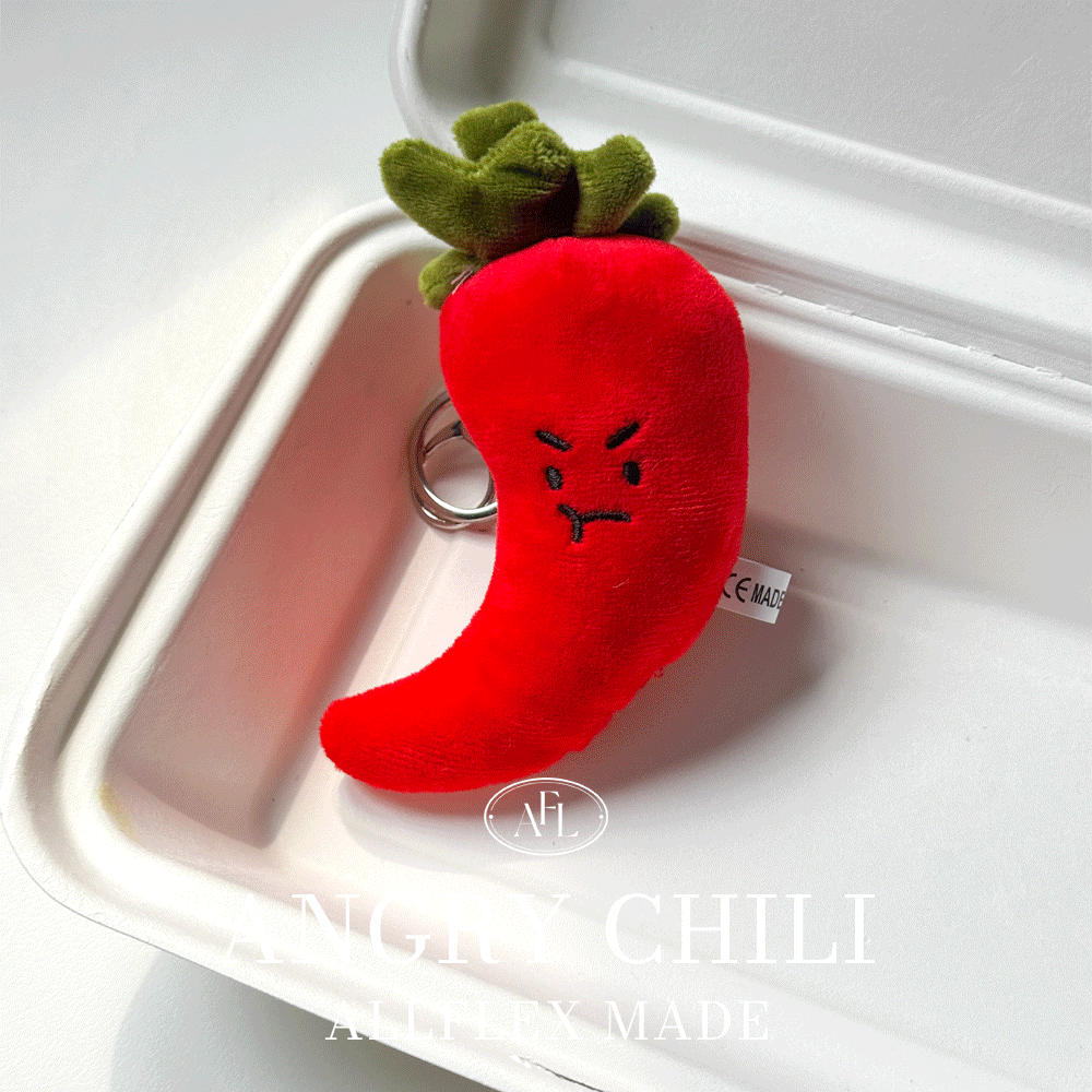 올플렉스 자체제작 홍고추 인형 키링 | 매콤한 유쾌함이 담긴 감성 키체인