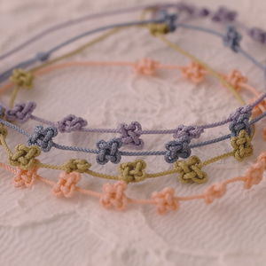 DIY 키트 꽃가득 전통 매듭 생쪽 팔찌 만들기 동영상 중급자용 체험 수업