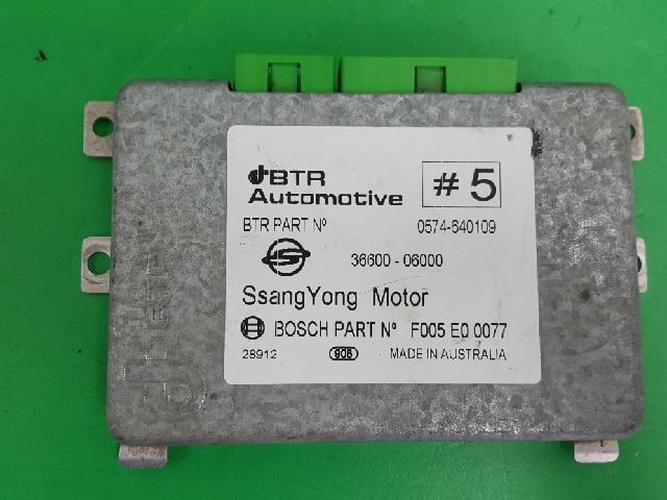 Блок управления двигателем (ECU) SsangYong Musso EV (2002)