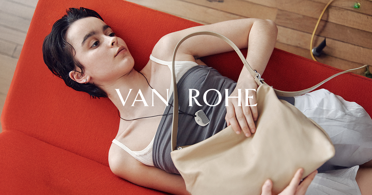 トートバッグ [VAN ROHE] REV tote EW Suede Shop - - REV - VAN ROHE