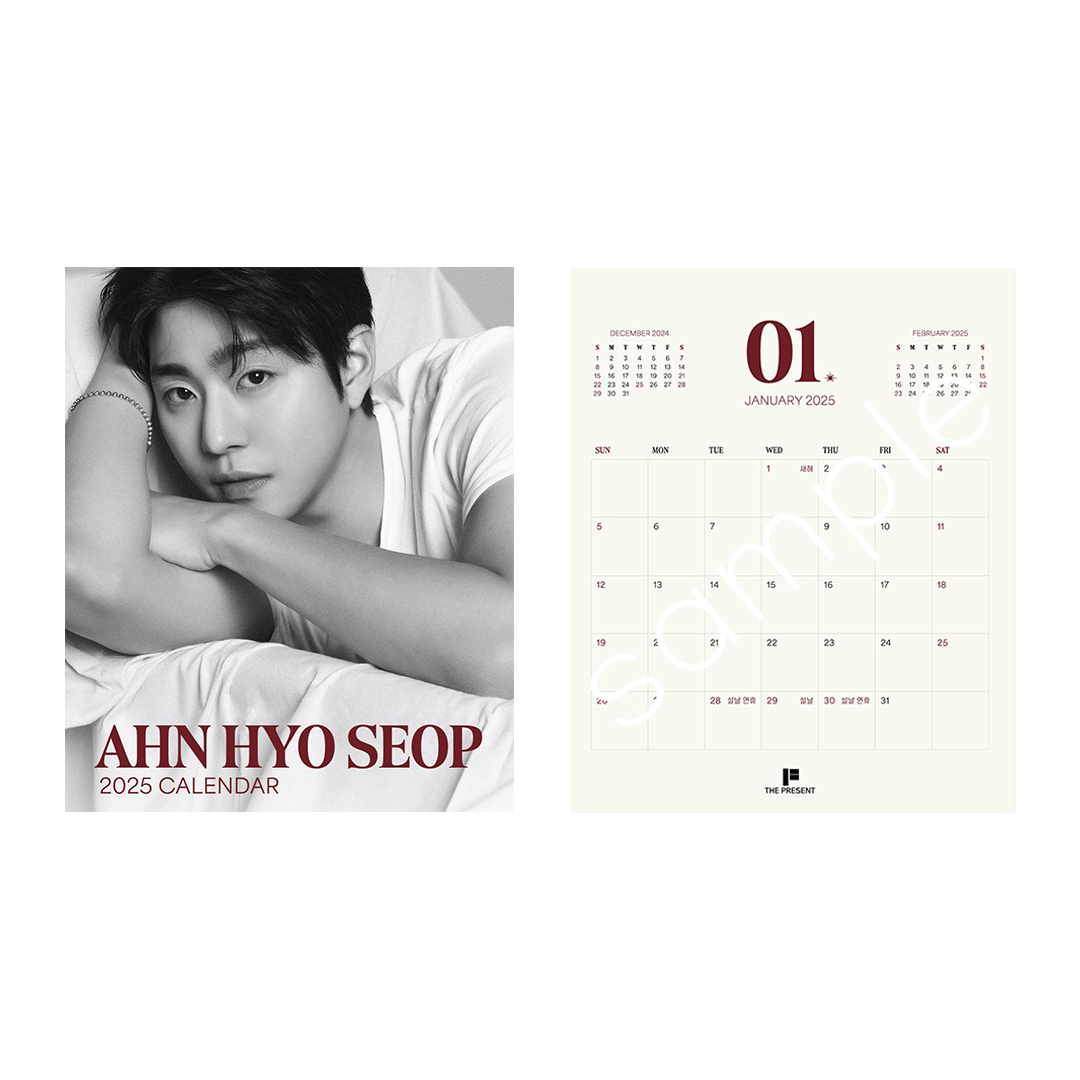 AHN HYO SEOP 2025 CALENDAR | THE PRESENT COMPANY STORE