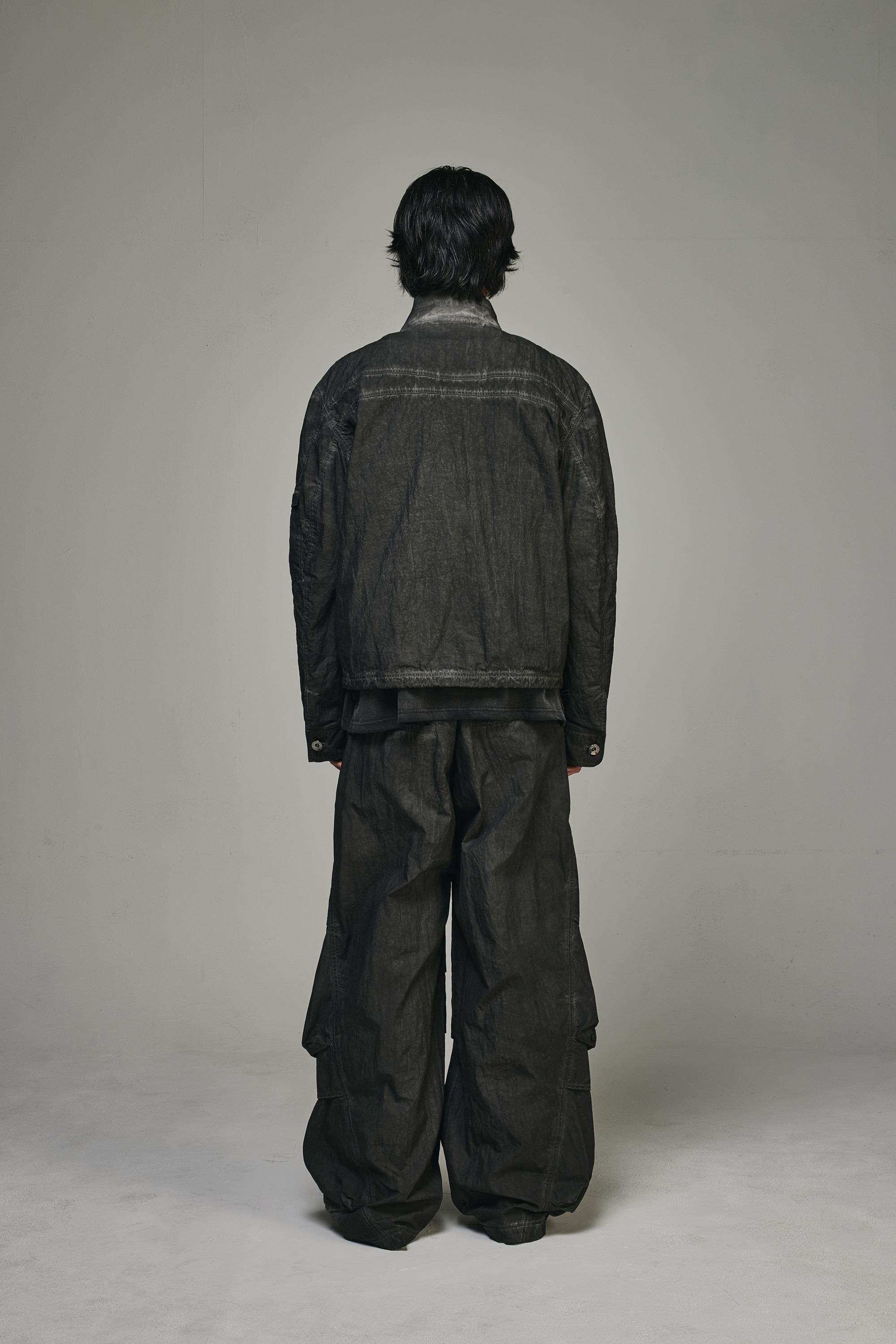 MUSINSA | BLR Dyed Multi-Pocket Nylon Work Jacket