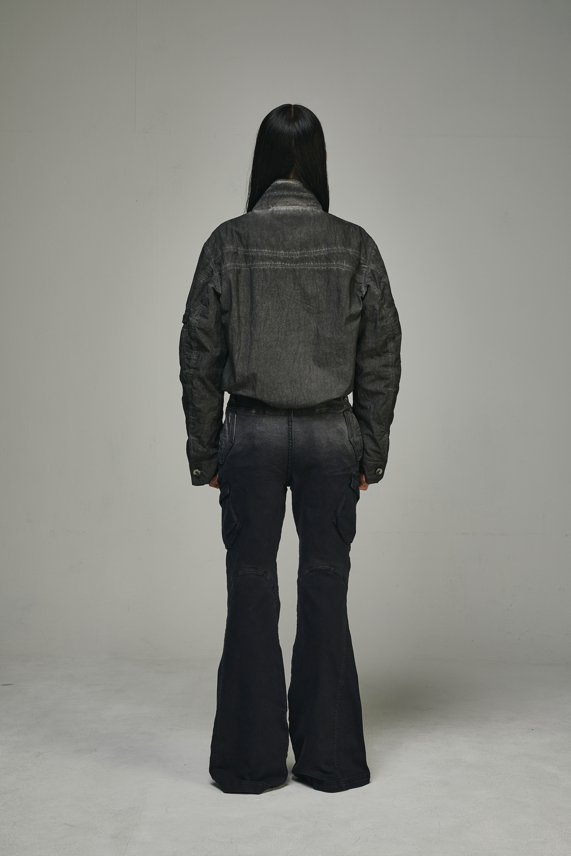 MUSINSA | BLR Dyed Multi-Pocket Nylon Work Jacket