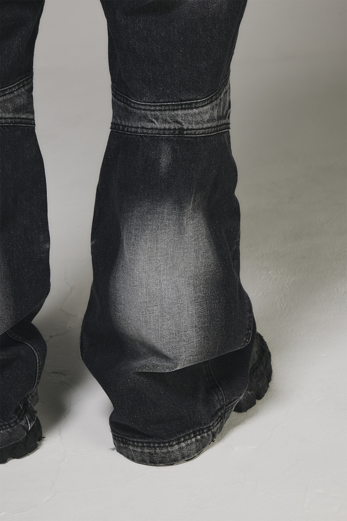 비엘알(BLR) Double Yoke Biker Washing Denim Pants - 사이즈