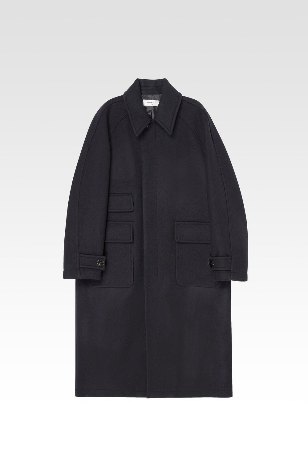 Tourist Balmacaan Coat Navy - AFTER PRAY