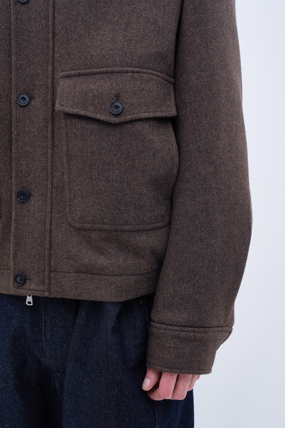 Classic A-2 Wool Blouson Brown - AFTER PRAY