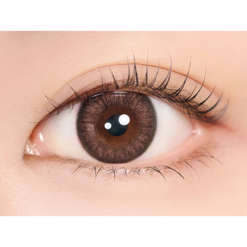 Fuzzy Orange Brown 1ヶ月 | MIMIC LENS