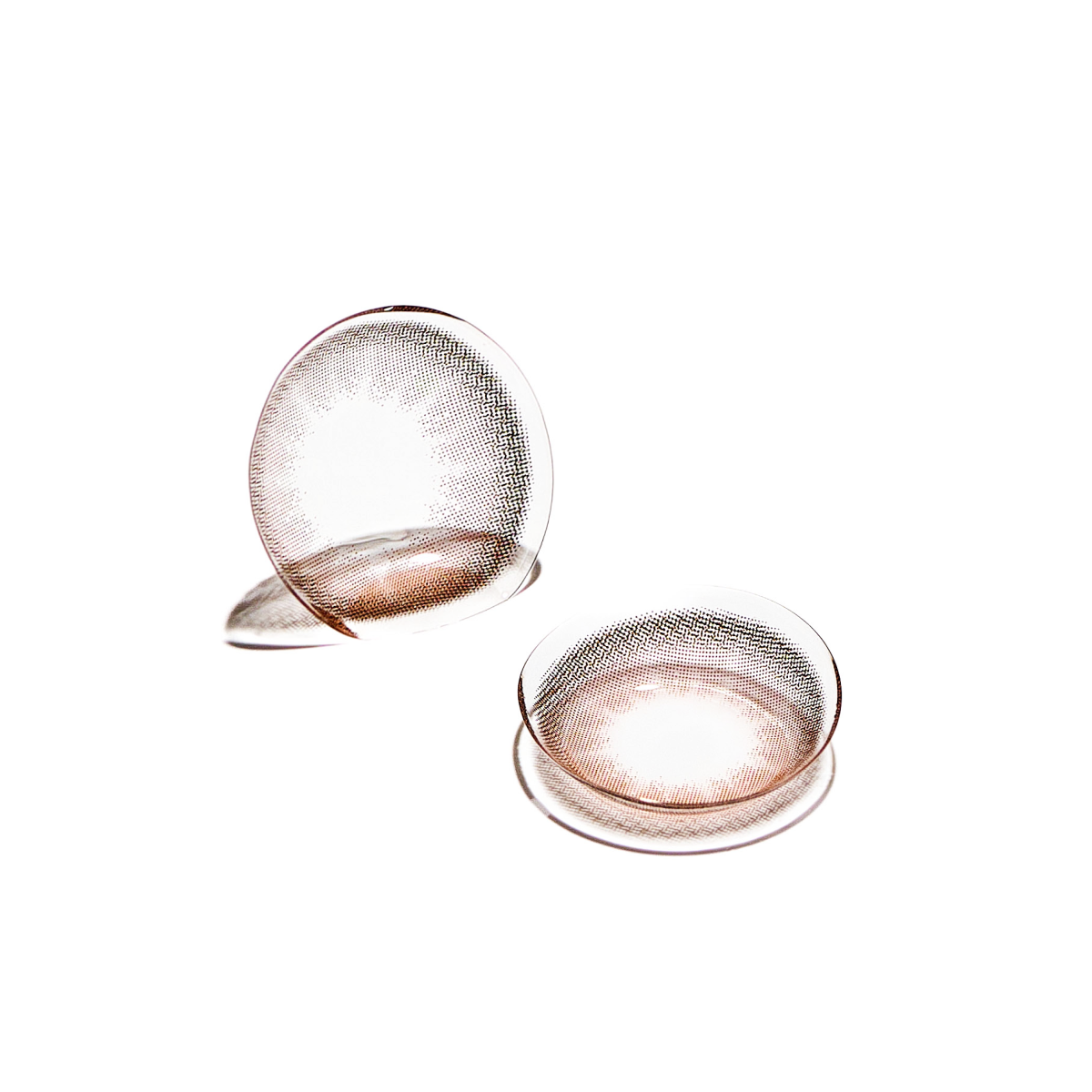 【匿名配送】zirconia semi flat mini 含むパーツ100粒 Fuzzy Choco 1ヶ月 | MIMIC LENS