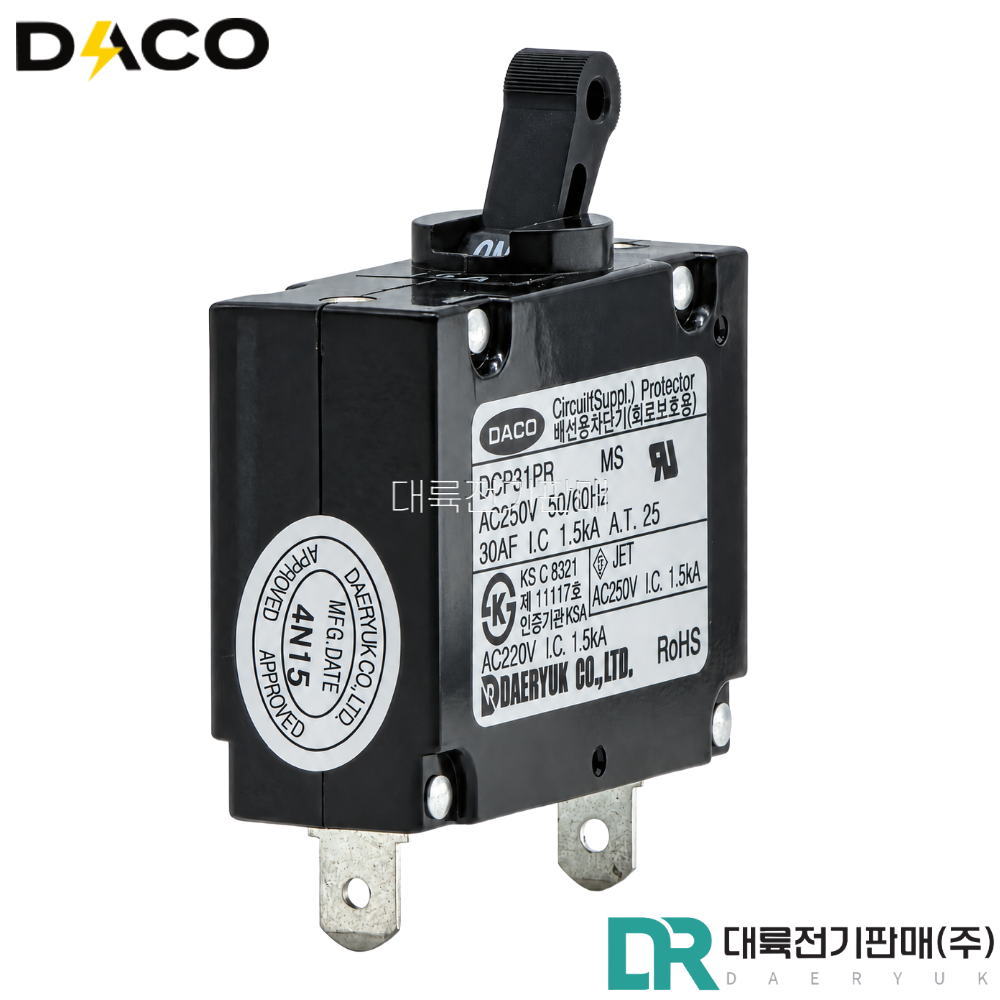 대륙 DCP31PR 15A AIS 회로보호용 차단기 1P