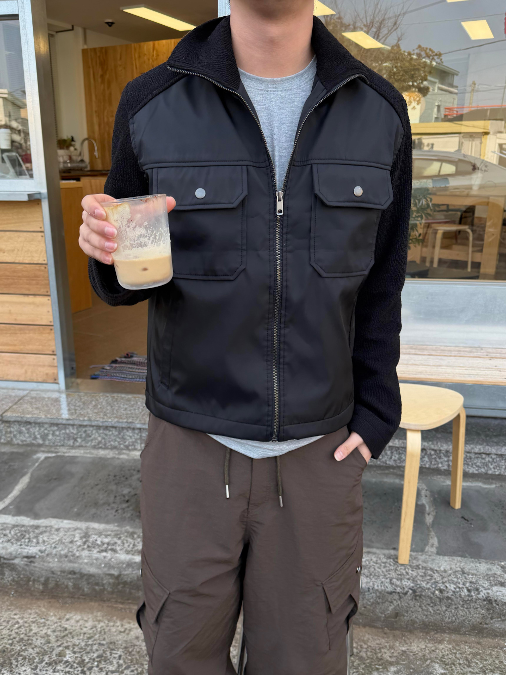 夾克模特兒穿著圖片 - S1L38