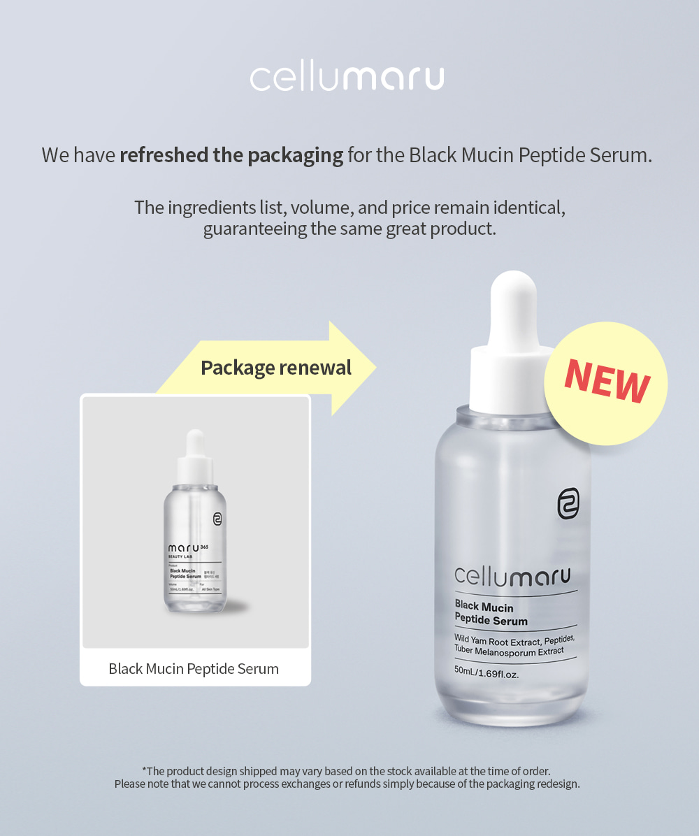 Cellumaru Black Mucin Peptide Serum 50ml Korean firming serum