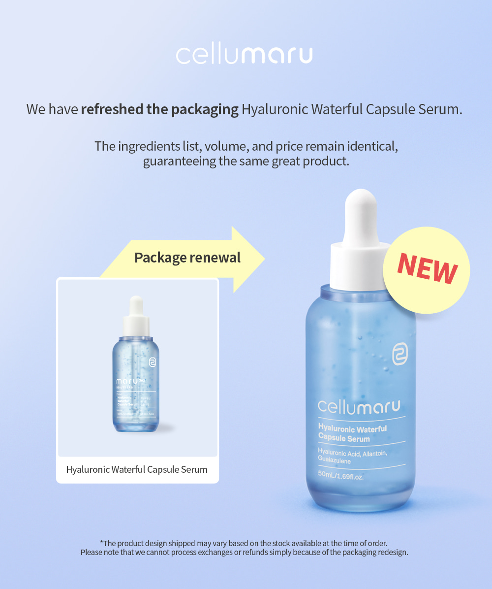 Cellumaru Hyaluronic Waterful Capsule Serum 50ml Korean hydrating serum