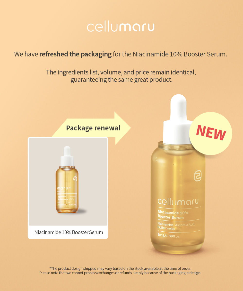 Cellumaru Niacinamide 10% Booster Serum 50ml Korean brightening serum
