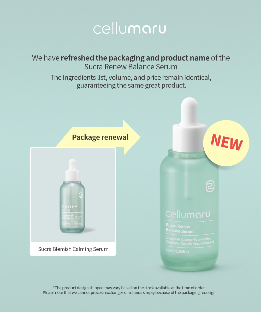 Cellumaru Sucra Renew Balance Serum 50ml Korean calming serum