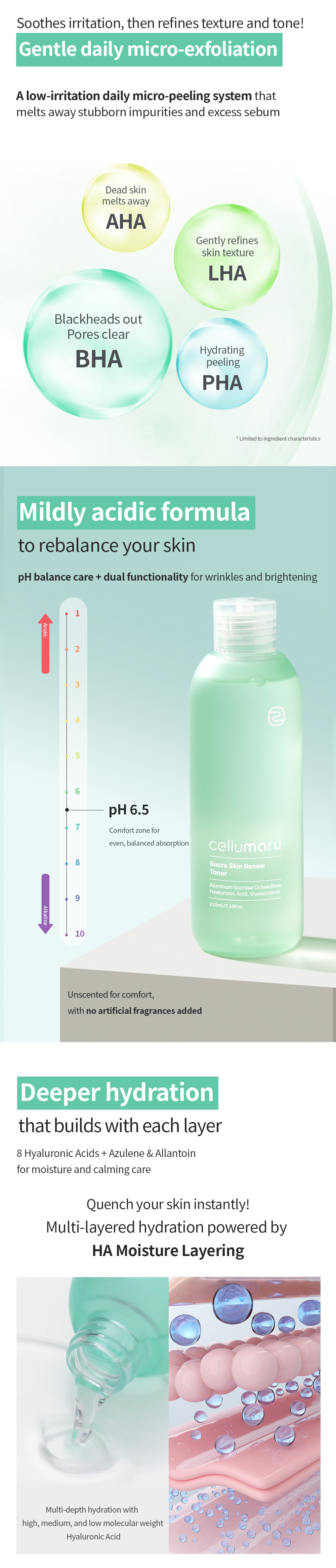 Cellumaru Sucra Skin Renew Toner hydrating and calming skincare