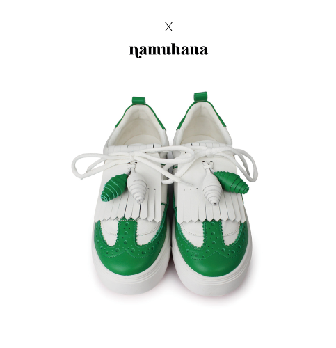 X NAMUHANA _CROISSANT SNEAKERS I GREEN SHOES-003
