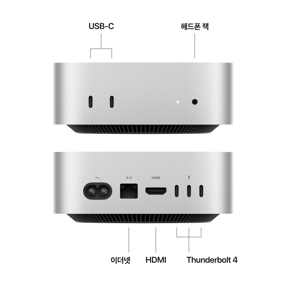 APPLE 맥 미니 M4 Mac mini (24GB 통합 메모리 512GB SSD)