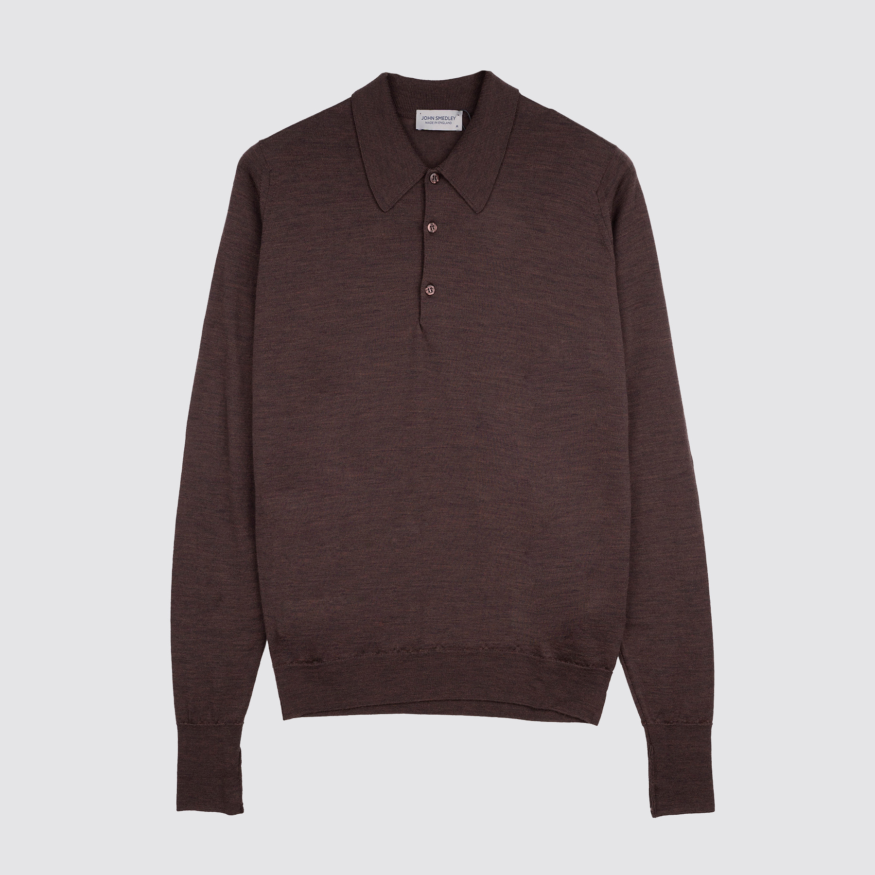 JOHN SMEDLEY DORSET 울 긴팔 셔츠