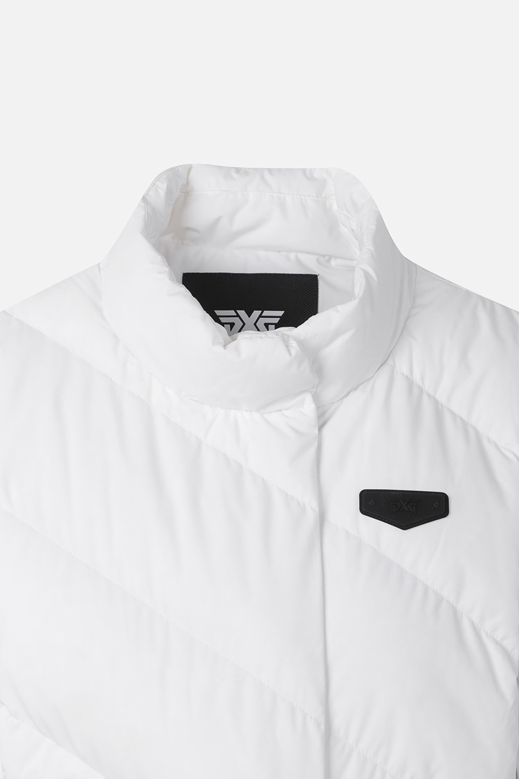 PXG 공식 아울렛] 여성 뉴 퀼팅 스윙 다운 자켓 (화이트) | GOLF NUTS